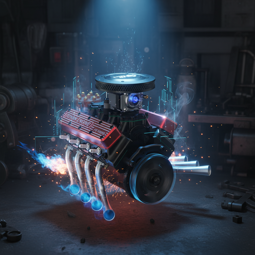 V8 engine