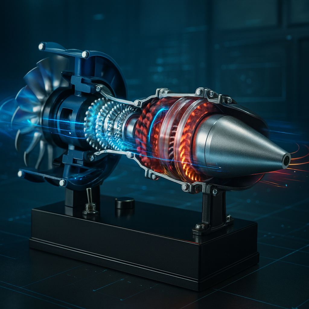 Best STEM Gift for Engineering Lovers 2025 – TECHING All-Metal Turbofan Engine Model Review