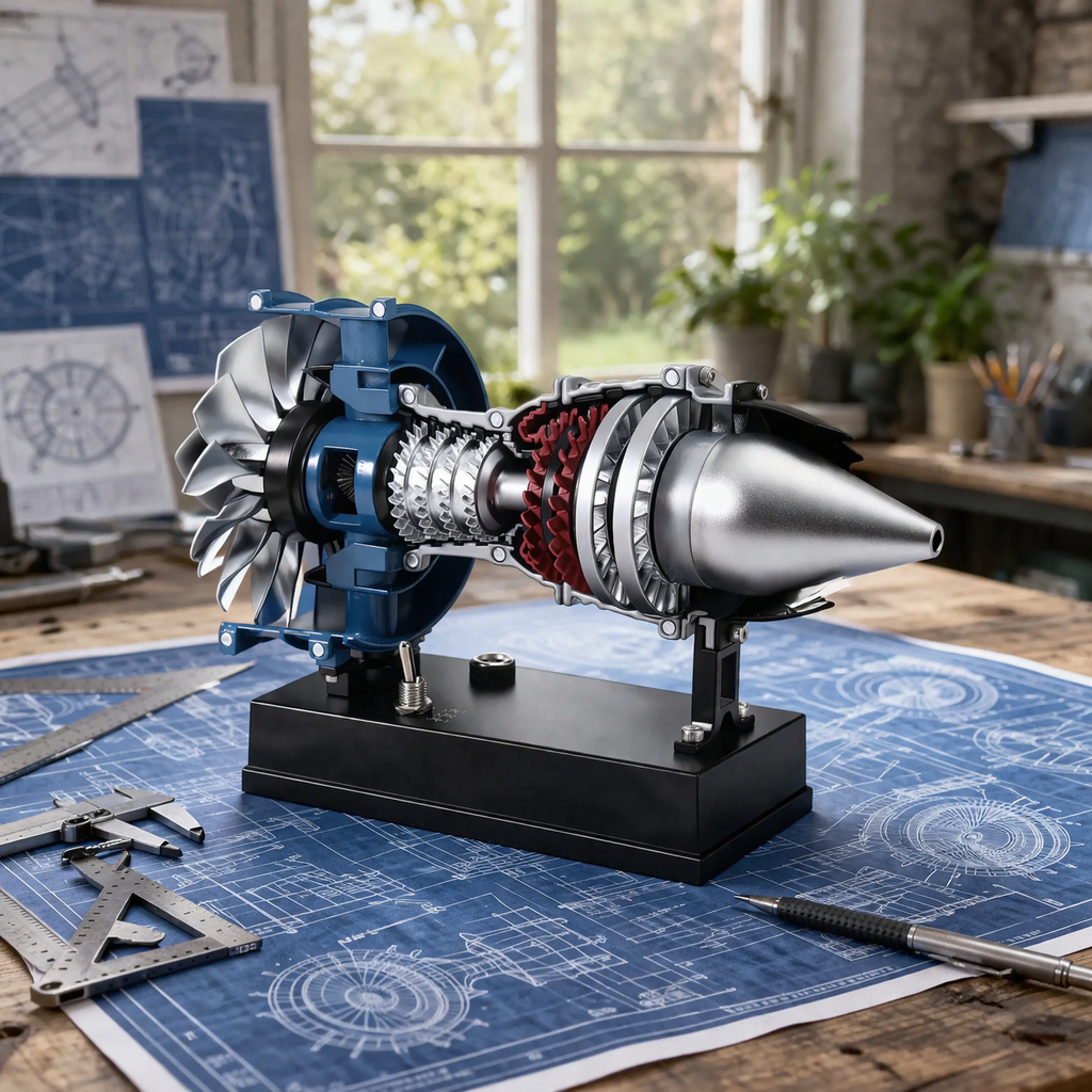 Working miniature engines and mini engine models