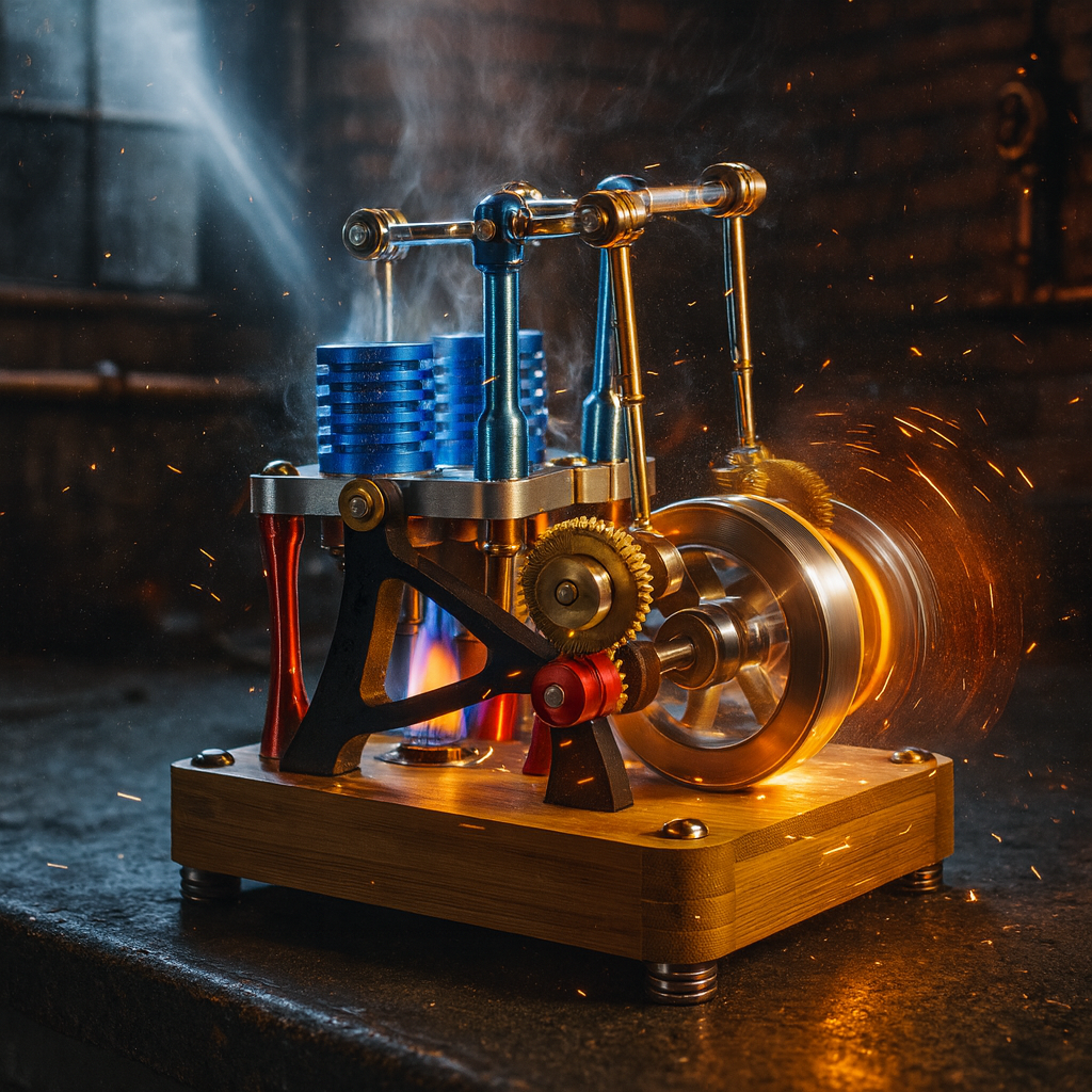 Stirling engine models and hot air engines