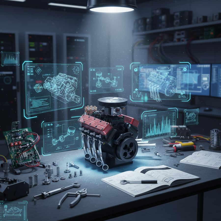 Build your own working engine models