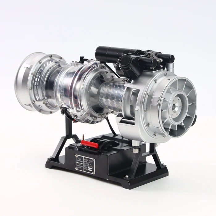 Kit turbomoteur métallique TECHING DM136 – Simulation réaliste d'hélicoptère à l'échelle 1/4