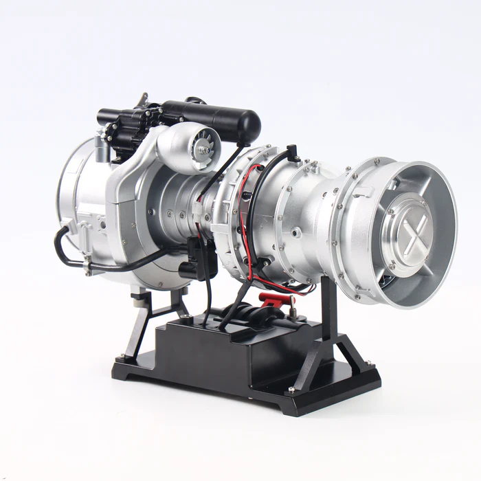 Kit turbomoteur métallique TECHING DM136 – Simulation réaliste d'hélicoptère à l'échelle 1/4