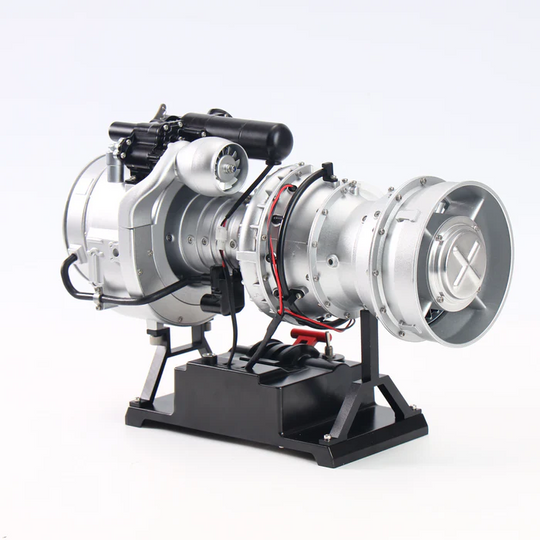 Kit de motor de turboeje metálico TECHING DM136: simulación realista de helicóptero a escala 1/4