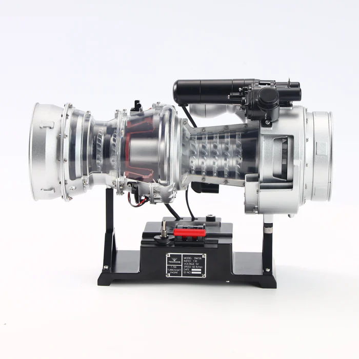 Kit de motor de turboeje metálico TECHING DM136: simulación realista de helicóptero a escala 1/4