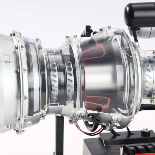 Kit de motor de turboeje metálico TECHING DM136: simulación realista de helicóptero a escala 1/4