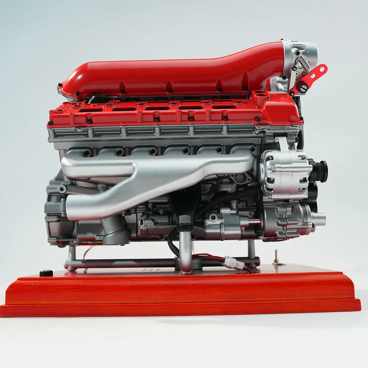 TECHING 1/4 Scale V12 Engine Model Kit with Synchronized Sound Effects – 800+PCS Metal Supercar Engine Kit