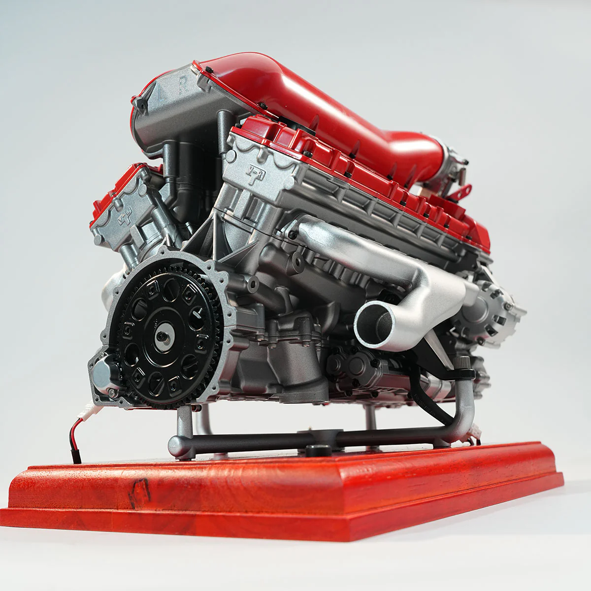 TECHING 1/4 Scale V12 Engine Model Kit with Synchronized Sound Effects – 800+PCS Metal Supercar Engine Kit