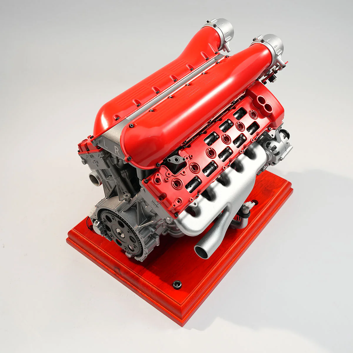 TECHING 1/4 Scale V12 Engine Model Kit with Synchronized Sound Effects – 800+PCS Metal Supercar Engine Kit