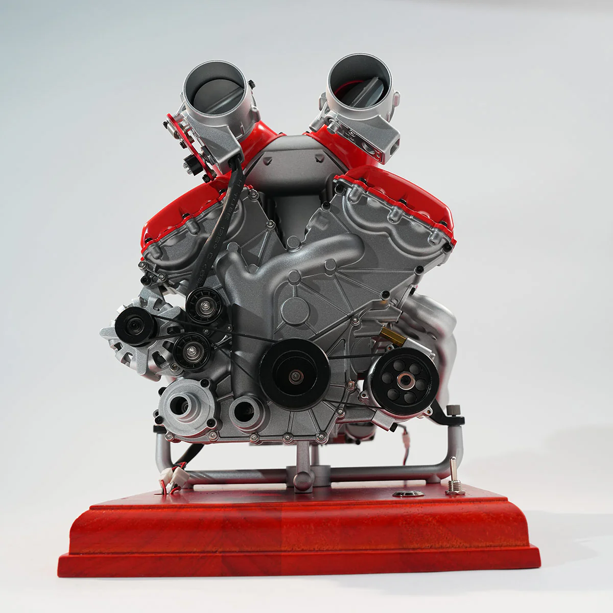 TECHING 1/4 Scale V12 Engine Model Kit with Synchronized Sound Effects – 800+PCS Metal Supercar Engine Kit