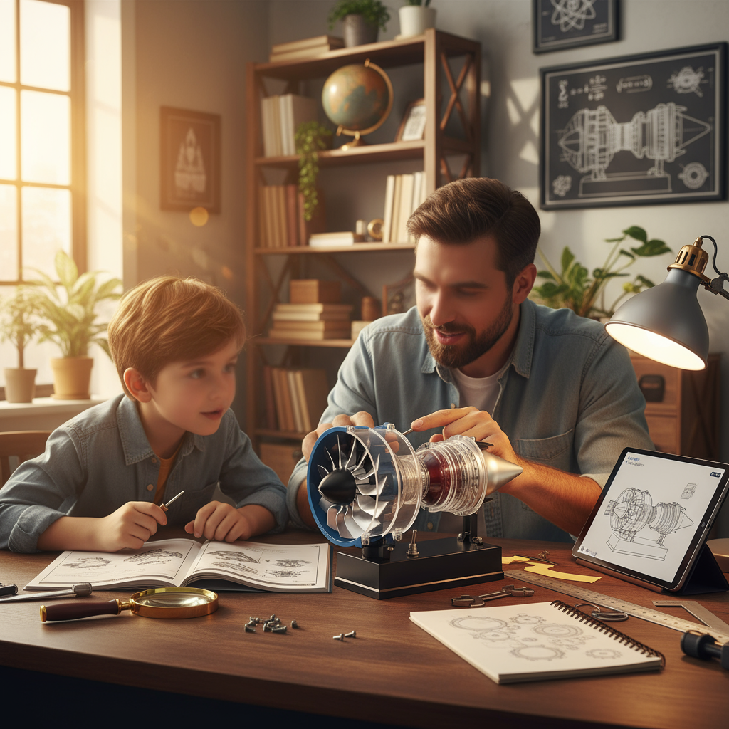 STEM turbofan engine model