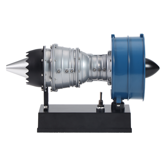 TECHING Upgraded Turbofan Engine Metal Model Kit – 170+ Parts, Visible Structure STEM Assembly Gift