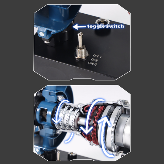 TECHING Upgraded Turbofan Engine Metal Model Kit – 170+ Parts, Visible Structure STEM Assembly Gift
