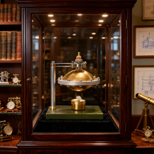 Flying Saucer Steam Engine Model STEM Educational Mechanical Model