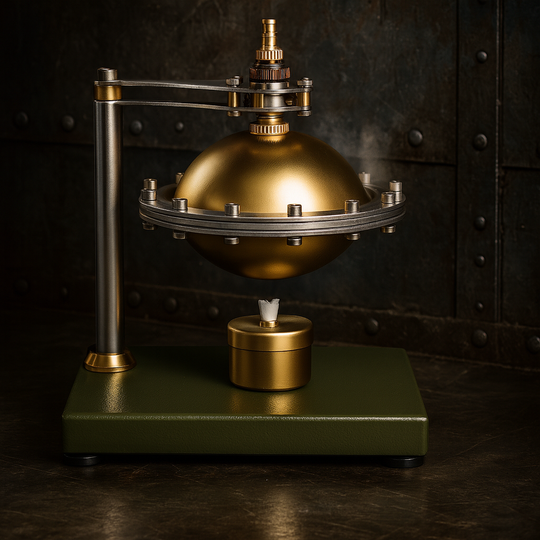 Flying Saucer Steam Engine Model STEM Educational Mechanical Model