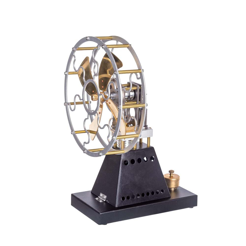 Motor Stirling Modelo de motor Stirling con ventilador retro: construye tu propio modelo de motor