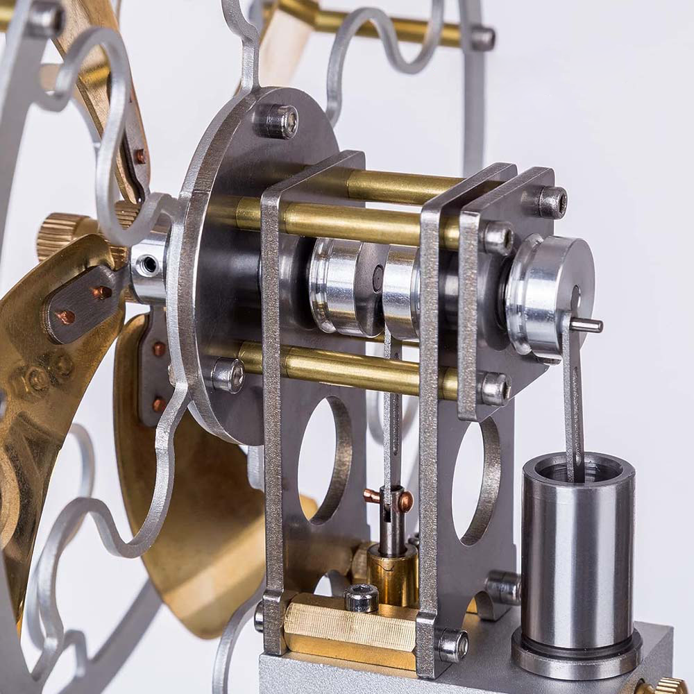 Motor Stirling Modelo de motor Stirling con ventilador retro: construye tu propio modelo de motor