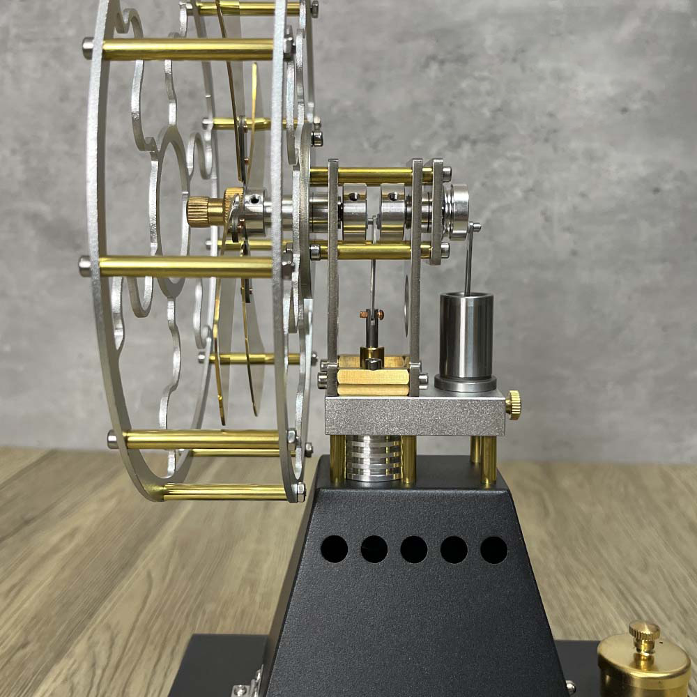 Motor Stirling Modelo de motor Stirling con ventilador retro: construye tu propio modelo de motor