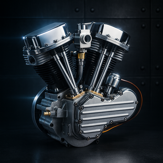 CISON FG-VT9 9cc V2 Twin-Cylinder 4-Stroke Air-Cooled Gas Engine for RC Motorcycles-Build Your Own Engine