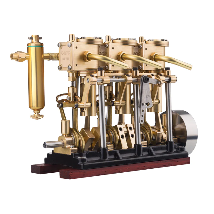 enginekitor-kacio-ls3-13s-3-cylinder-reciprocating-steam-engine-with-oil-cup-and-reverse-rotation-for-model-boats