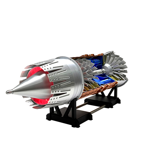 ENGINEKITOR 1/20 Scale Pratt Whitney F100 Low Bypass Turbofan Engine Model – Build Your Own Engine(57CM/22.4INCH)