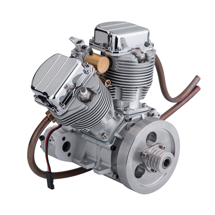 CISON FG-VT9 9cc V2 Twin-Cylinder 4-Stroke Air-Cooled Gas Engine for RC Motorcycles-Build Your Own Engine