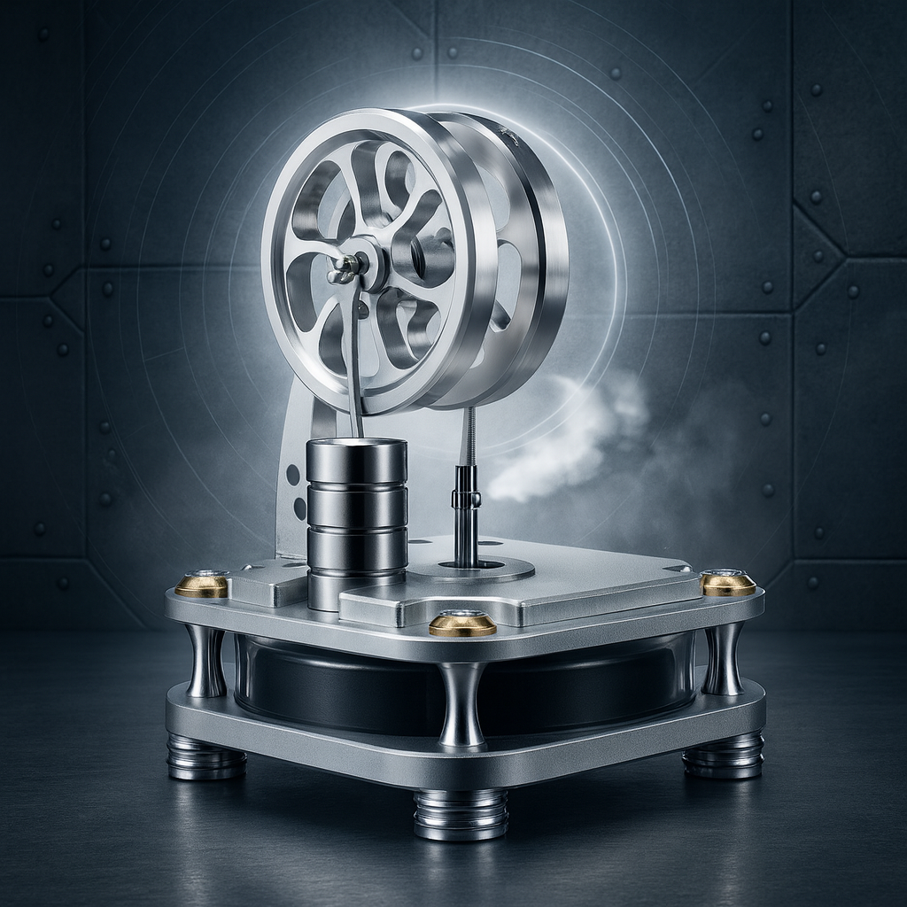 D16-C alloy steel low temperature Stirling engine - best Stirling engine model for teaching and gifts