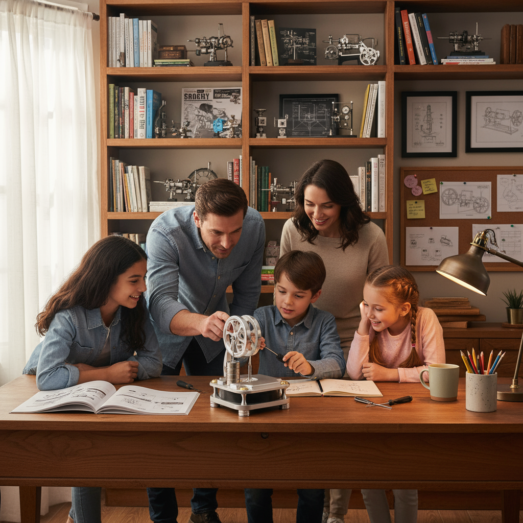 D16-C Alloy Steel Low Temperature Stirling Engines for Teaching & Research & Hobbies - Best Gifts