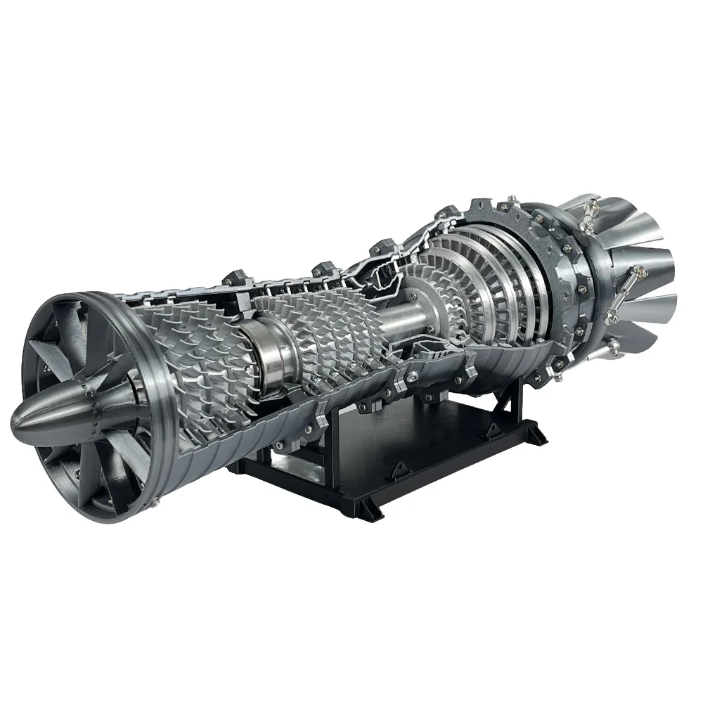 Kit de moteur militaire ENGINEKITOR GE-J79 1/24 pour turboréacteur - Construisez votre propre turboréacteur