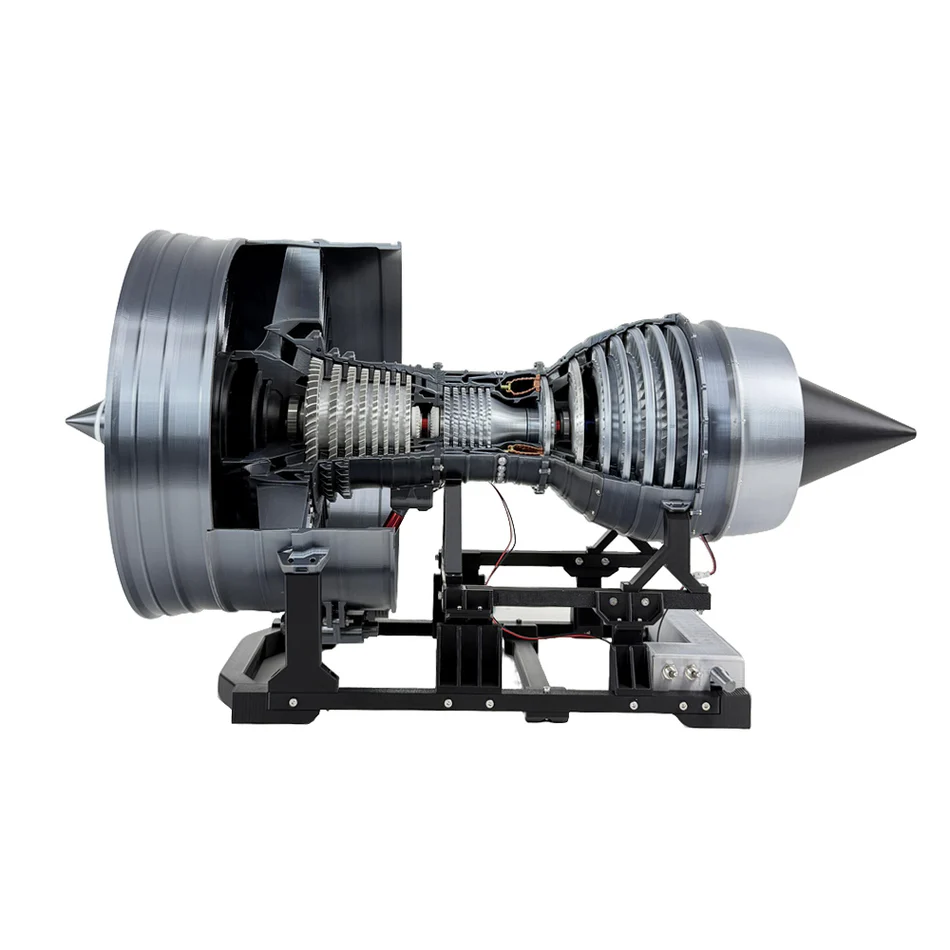 ENGINEKITOR - Modelo de motor turbofán Rolls Royce Trent 900 altamente restaurado (55 cm/22 pulgadas)