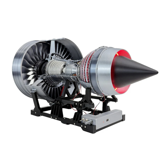 ENGINEKITOR Highly Restored Rolls Royce Trent 900 Turbofan Engine Model RTR Turbofan Engine Model(55cm/22in)