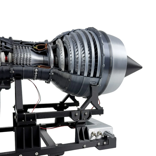 ENGINEKITOR Highly Restored Rolls Royce Trent 900 Turbofan Engine Model RTR Turbofan Engine Model(55cm/22in)