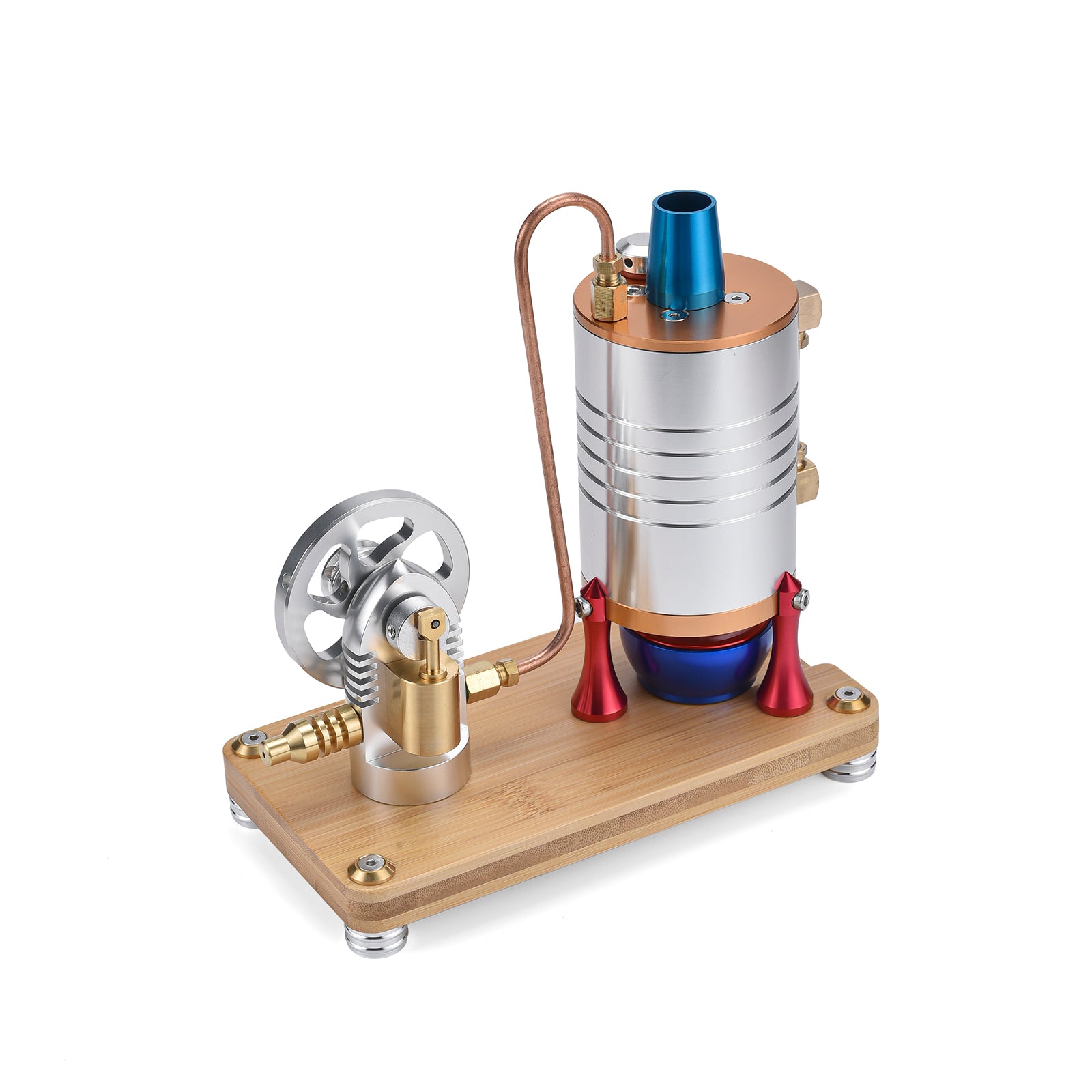 K006 K006 Miniature Vertical Boiler Startable Steam Engine Model DIY Engine ...