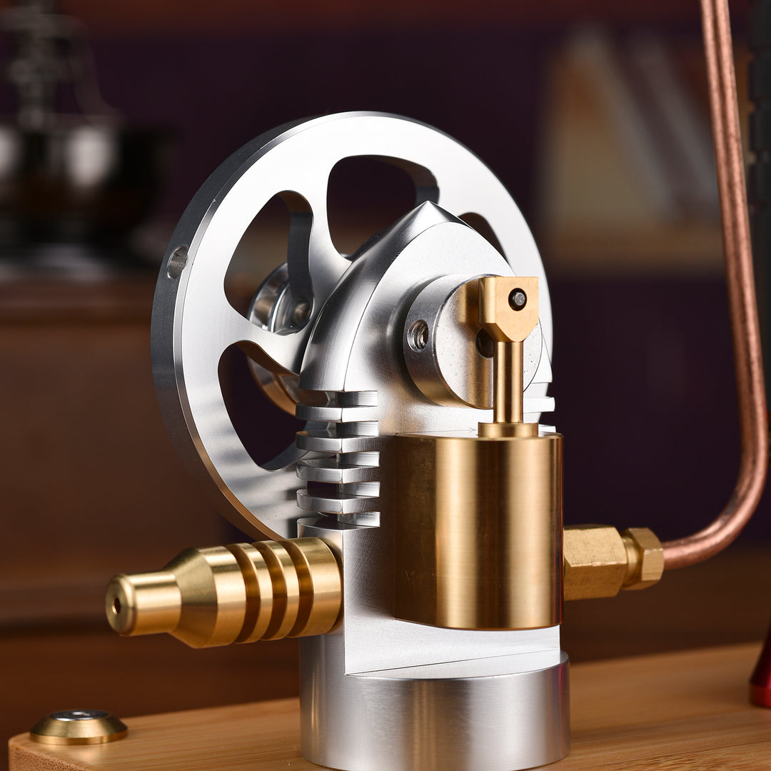 K006 Miniature Vertical Boiler Startable Steam Engine Model DIY Engine Model Kit-Build Your Own Engine