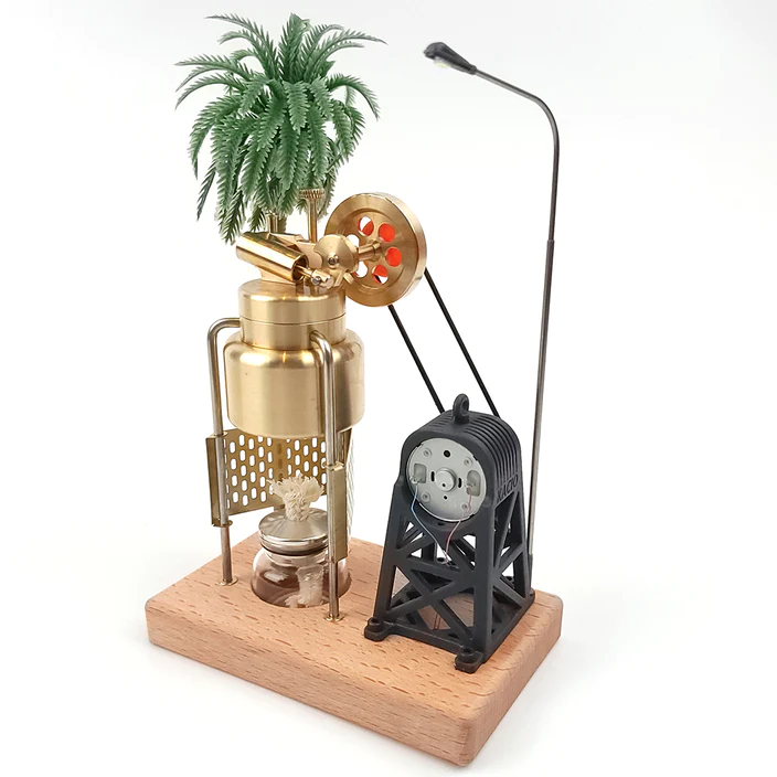 enginekitor-kacio-fd-6-mini-three-legged-vertical-oscillating-steam-engine-model-with-boiler-and-steam-power-generator