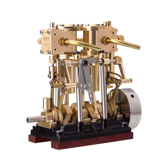 enginekitor-kacio-ls2-13s-twin-cylinder-vertical-steam-engine-model-with-oil-cup-and-reverse-rotation-for-steam-model-boat