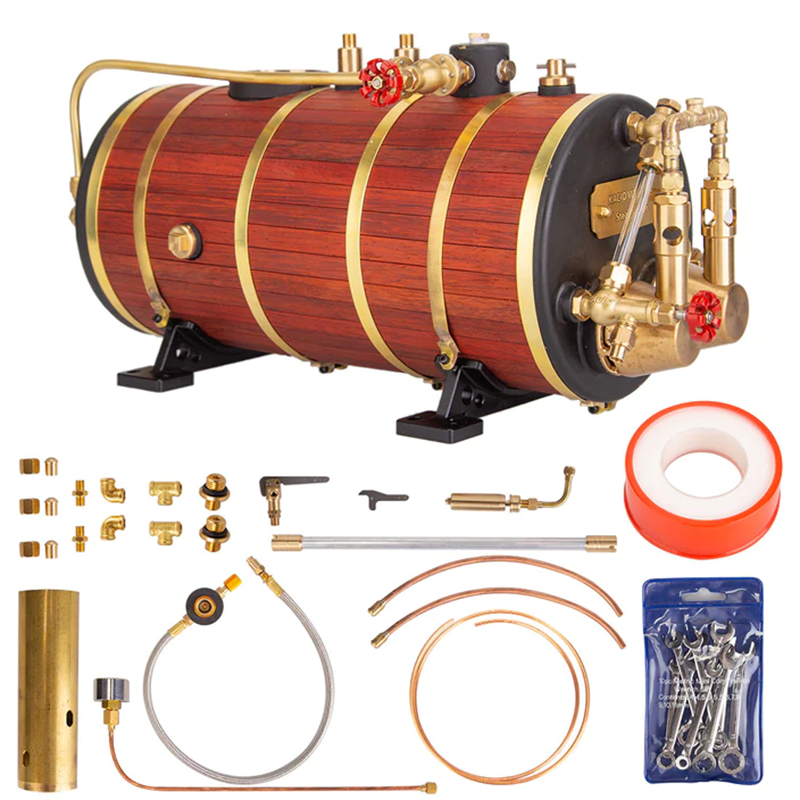 enginekitor-kacio-ws100l-1000ml-horizontal-steam-boiler-for-1-0-1-5m-steam-model-boats-and-triple-cylinder-drive-steam-engines-or-racing-boats