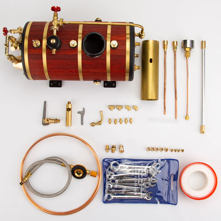 Antique Gas Steam Furnace Gas Boiler Cast Iron Heat Exchanger