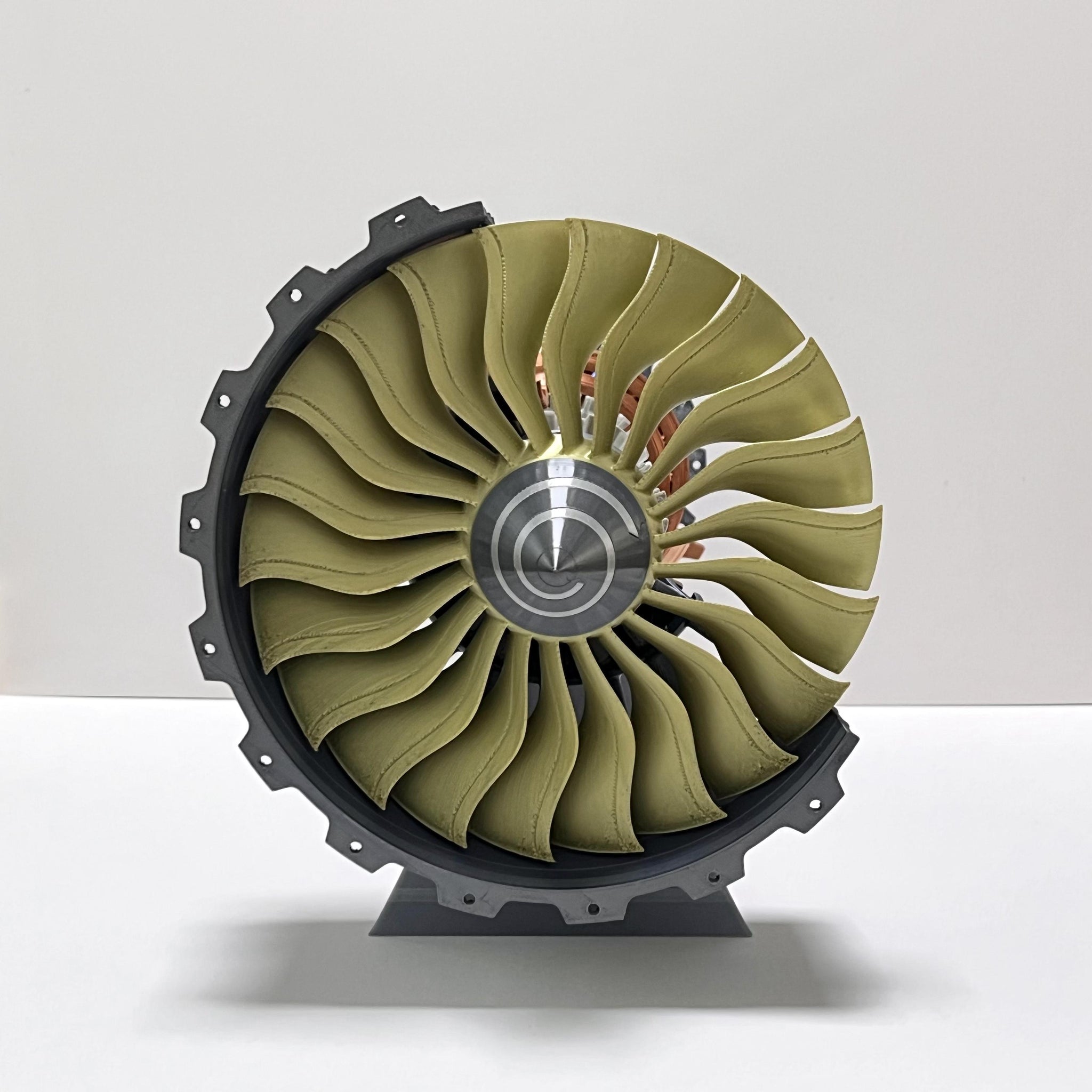 ENGINEKITOR - Kit de modelo de motor turbofán TR900 grande con velocidad e iluminación ajustables (48 cm/18,8 pulgadas)