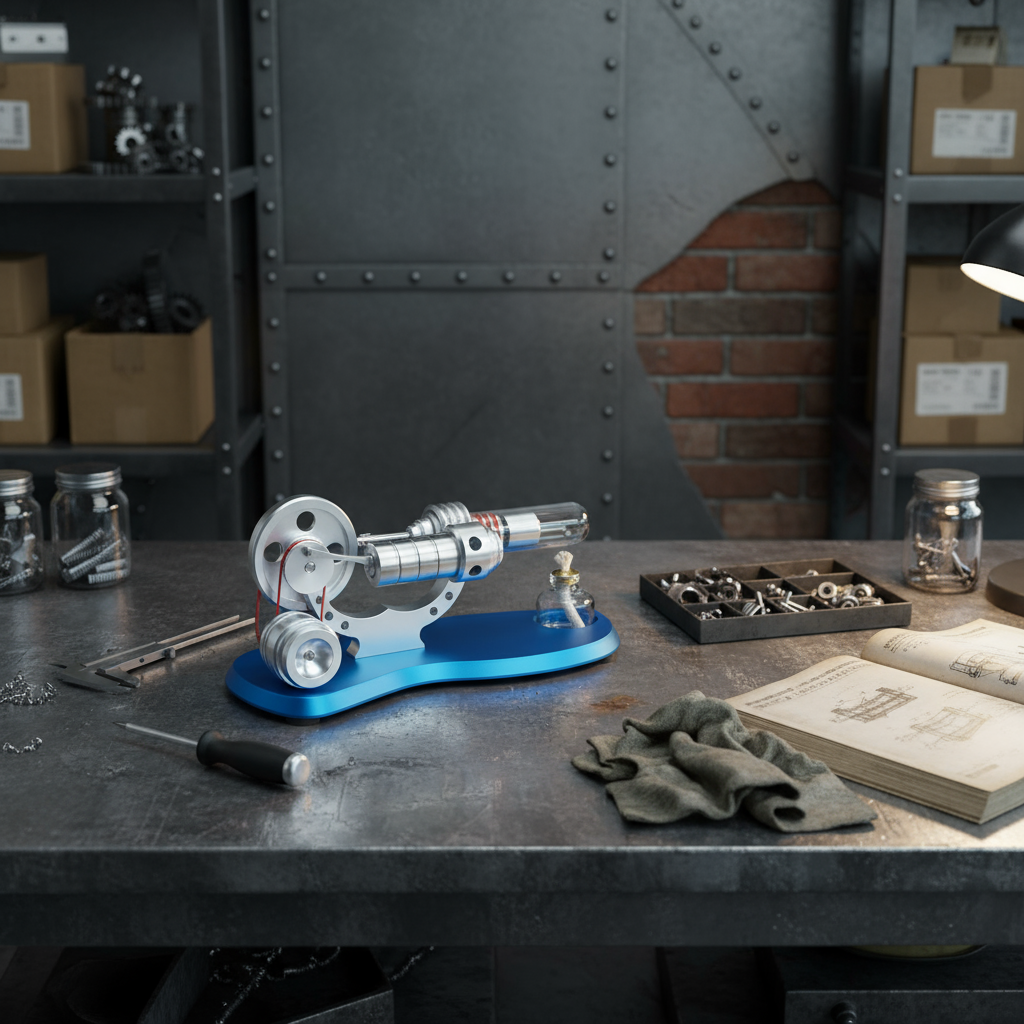 Kit de modèle de moteur Stirling monocylindre M14-03-L haute température