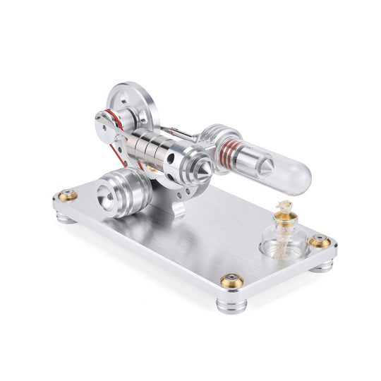 M14-03-L Stirling Single Cylinder Engine Model High Temperature Stirling Engine Model Kit