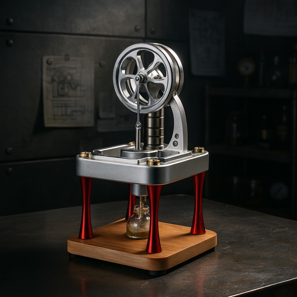 M16-C vertical water cooled high temperature Stirling engine model for research and study