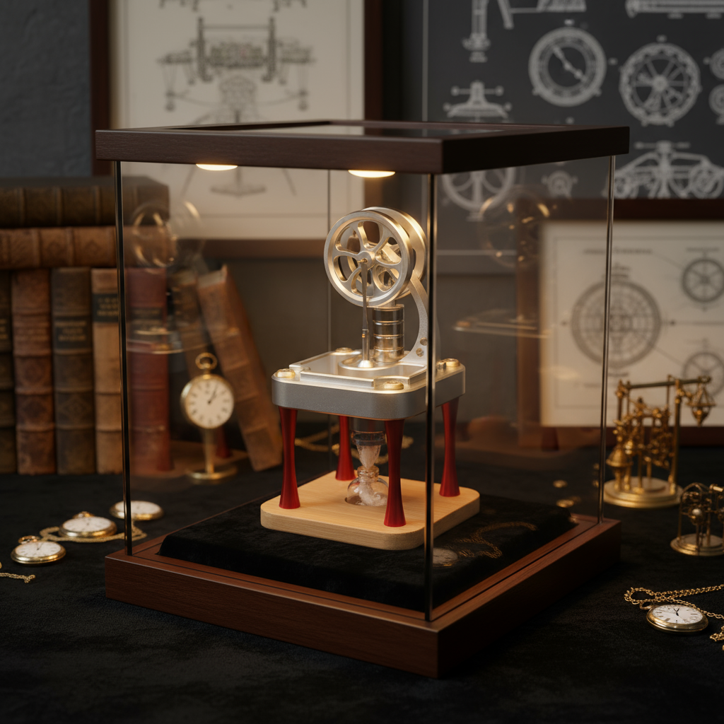 M16-C Vertical water-cooled high-temperature Stirling engine for education, research and study