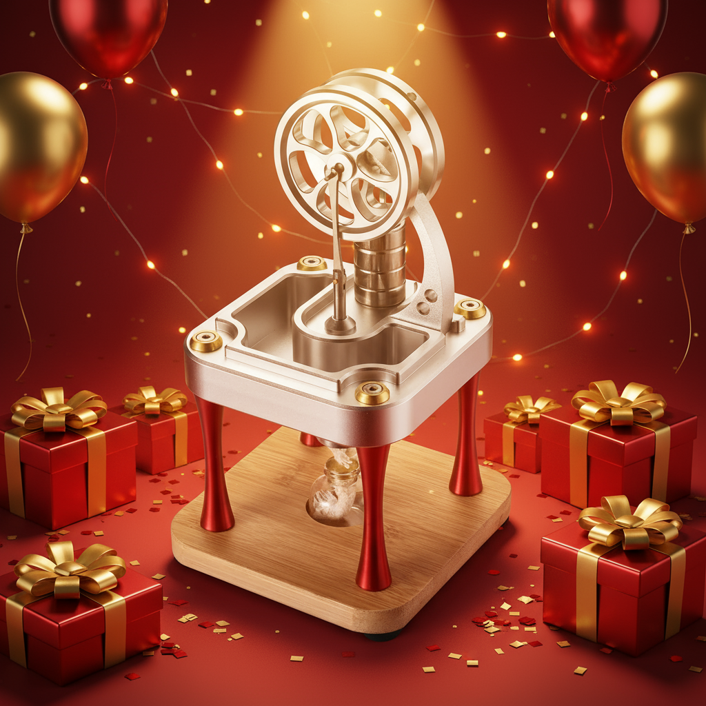 M16-C Vertical water-cooled high-temperature Stirling engine for education, research and study