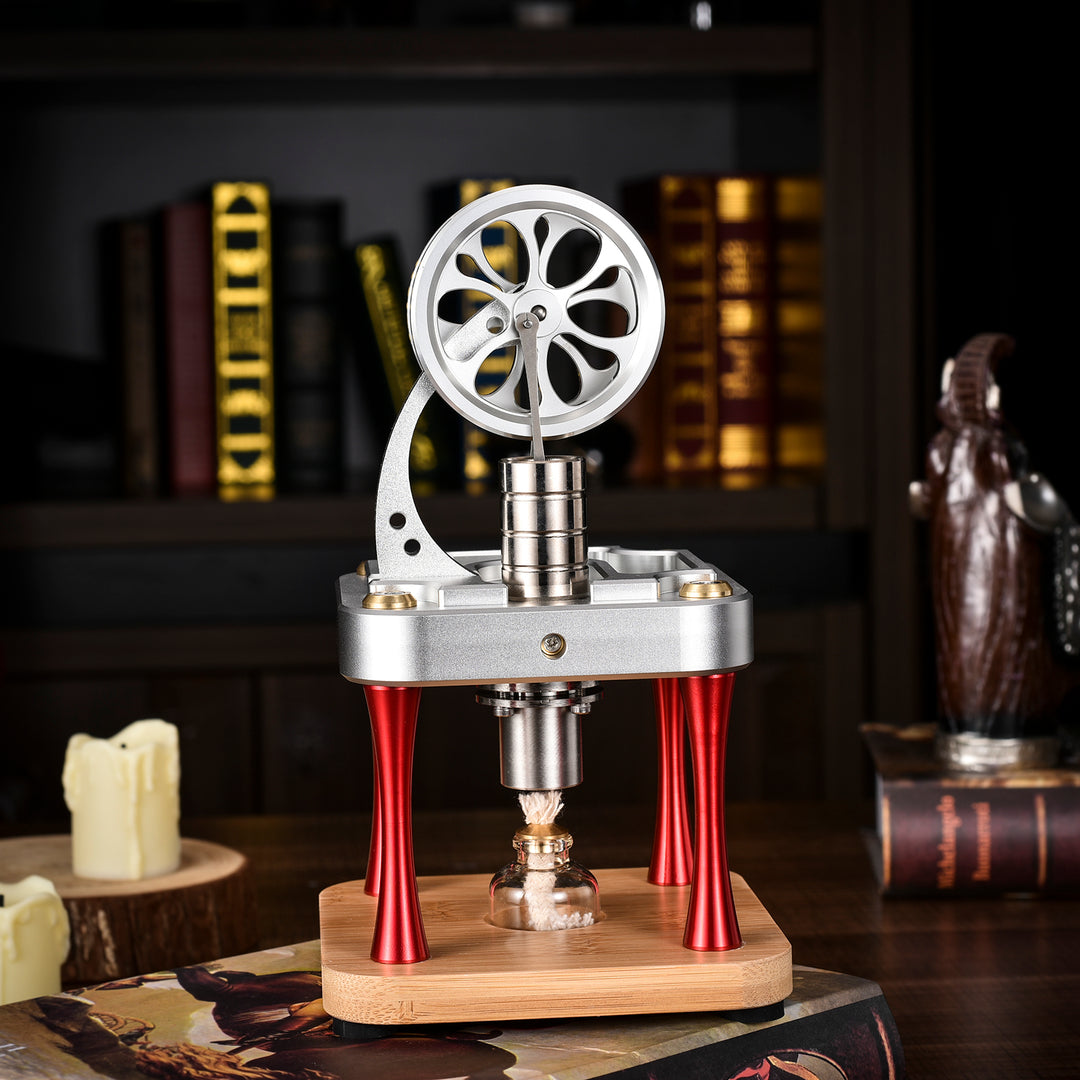 M16-C Vertical water-cooled high-temperature Stirling engine for education, research and study