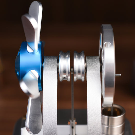 M16-CF Vertical Double Mount Fan High Temperature Stirling Engine for Education, Research and Learning