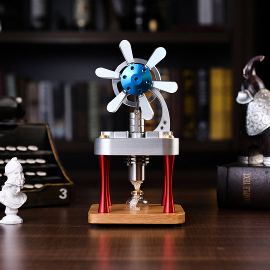 M16-CF Vertical Double Mount Fan High Temperature Stirling Engine for Education, Research and Learning