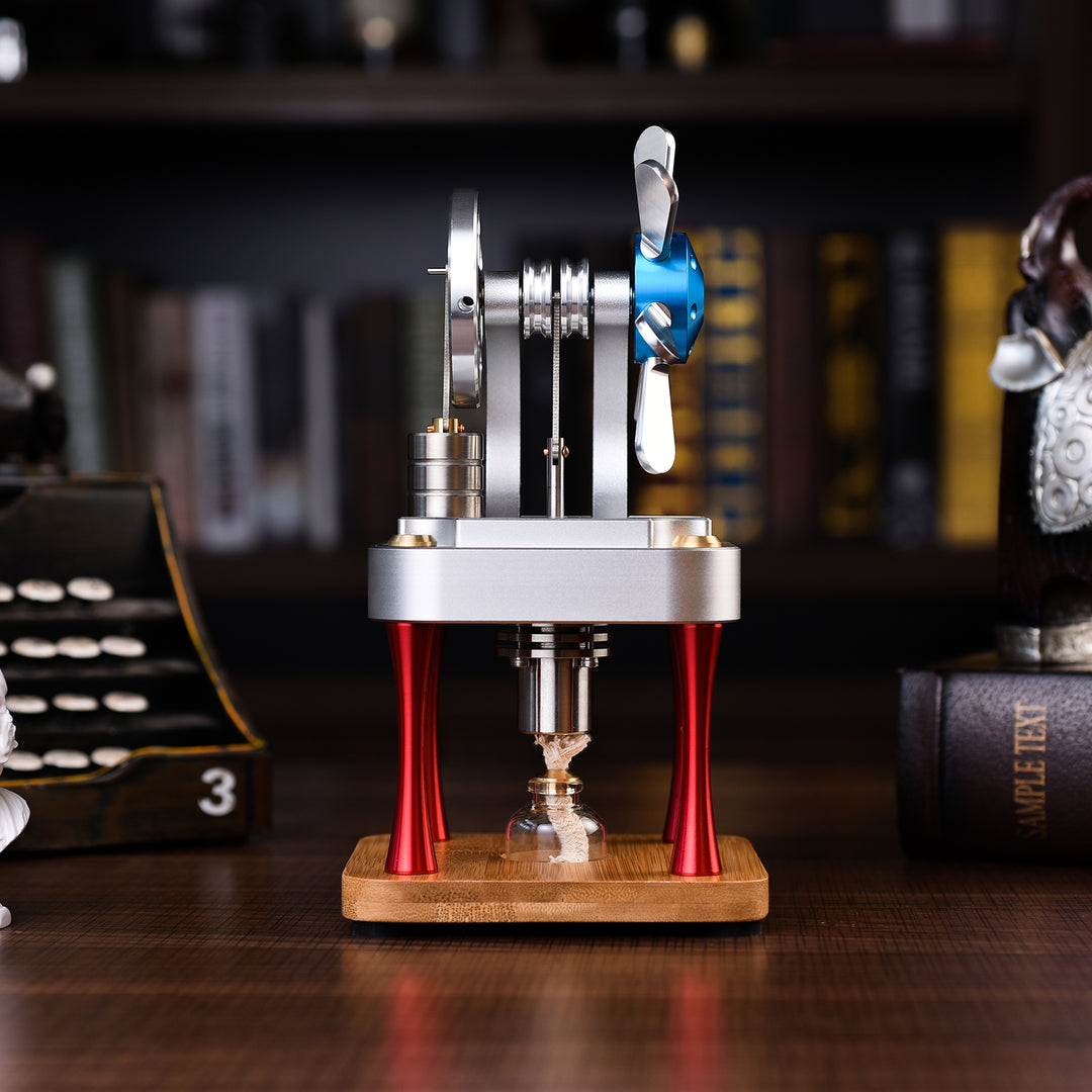 M16-CF Vertical Double Mount Fan High Temperature Stirling Engine for Education, Research and Learning