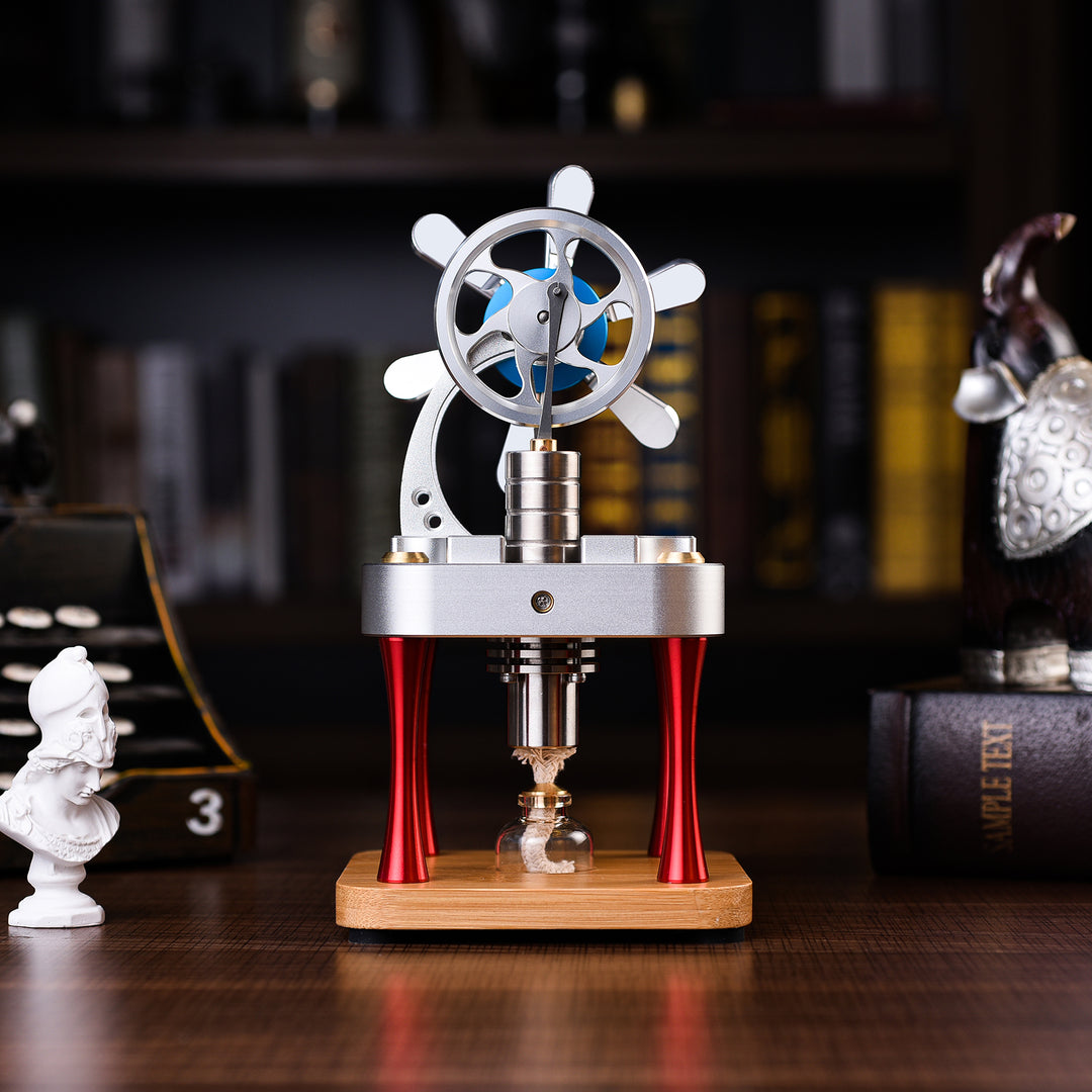 M16-CF Vertical Double Mount Fan High Temperature Stirling Engine for Education, Research and Learning