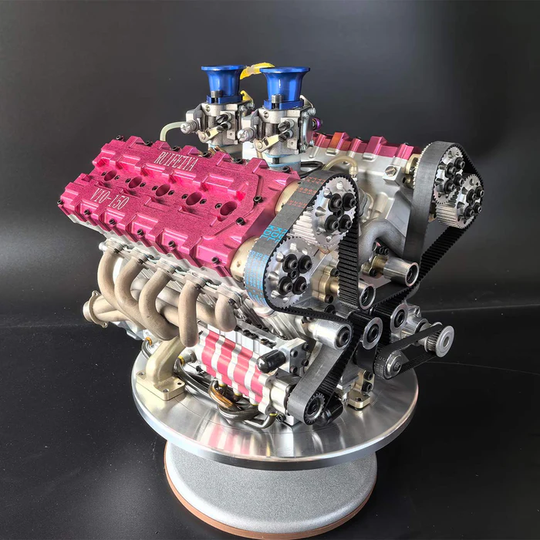 RUIFEIYA V10-150 1/4 Scale 150cc DOHC V10 Gasoline Engine Model – 16HP Water-Cooled 4-Stroke Engine for RC & Collectors